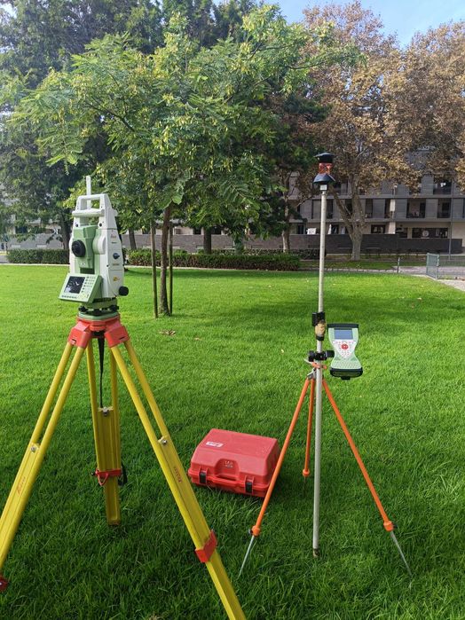 Leica ET Robótica TCRP 1205+, Controladora CS15 e Receptor GNSS GS15