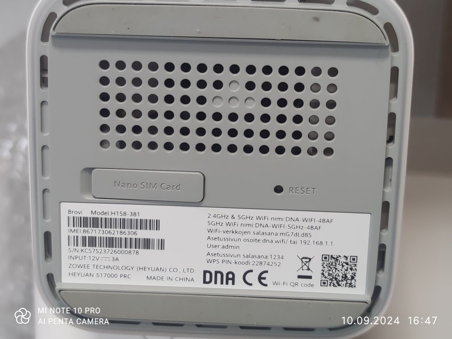 5G/4G wi fi роутер Huawei Brovi H158-381 над швидкісний  усі картки