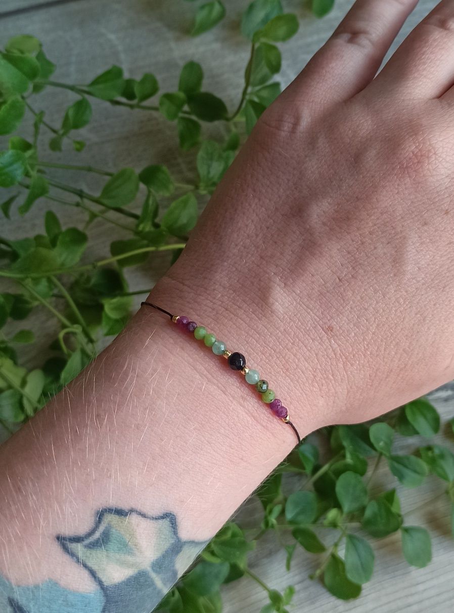 Rak bransoletka na szczęście, kamienie amulet