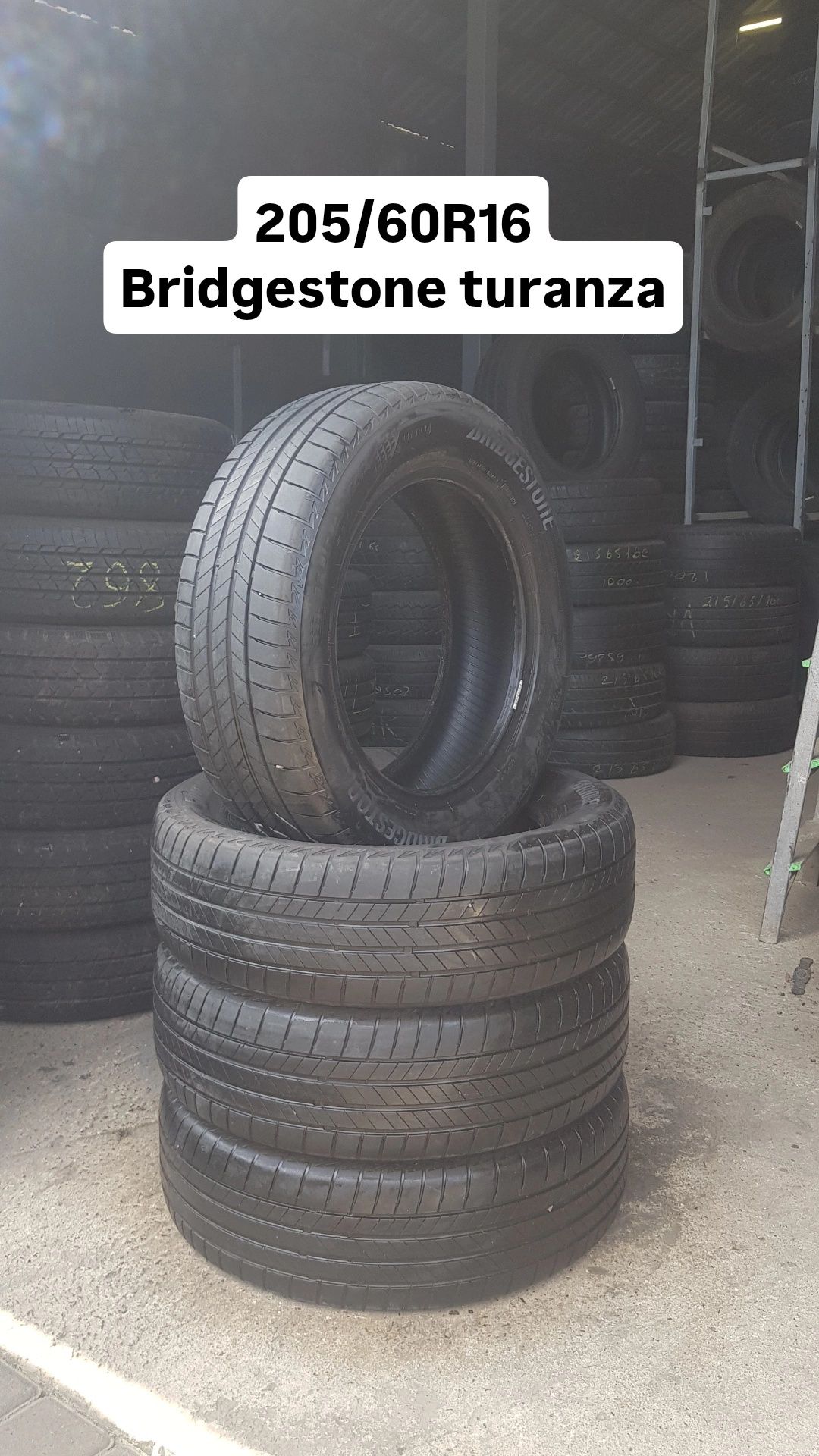 205/60R16 Bridgestone turanza літо комплект