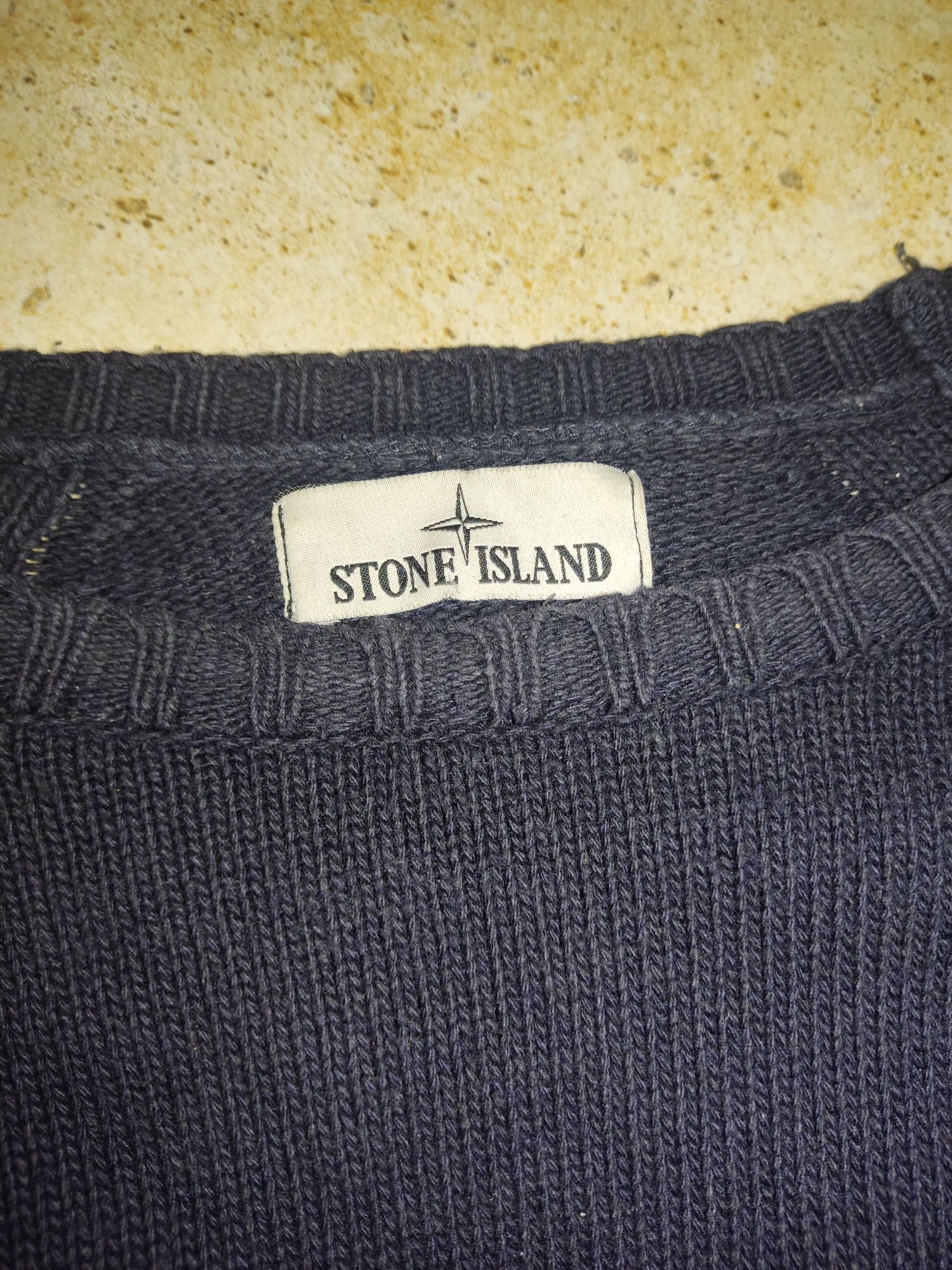 Вязаный свитер Stone island