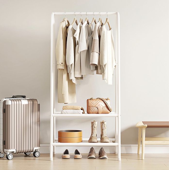 Nowy metalowy wieszak na ubrania, regał, półka, sypialnia, salon!