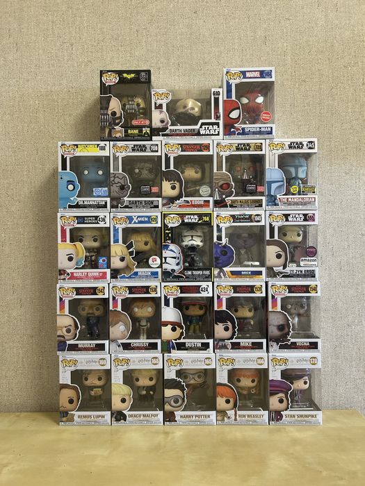 Оригінальні Funko Pop Anime Star Wars Marvel Chase ДИВІТЬСЯ УСІ ФОТО