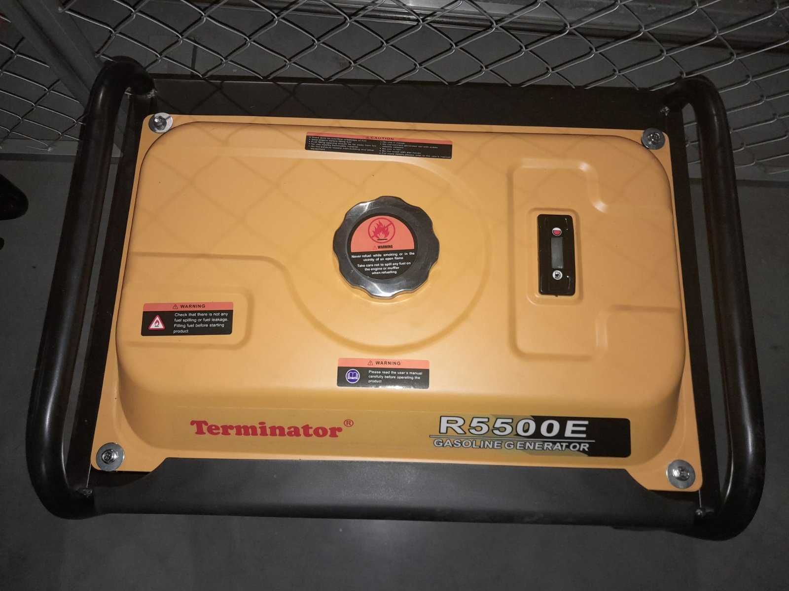 Бензинова генераторна установка. 
Terminator R5500E.
