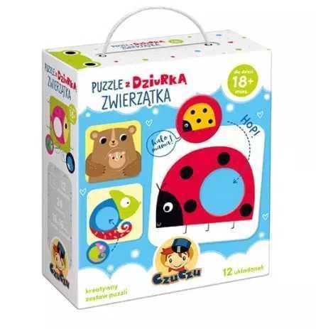 Czuczu Puzzle Z Dziurką Zwierzątka