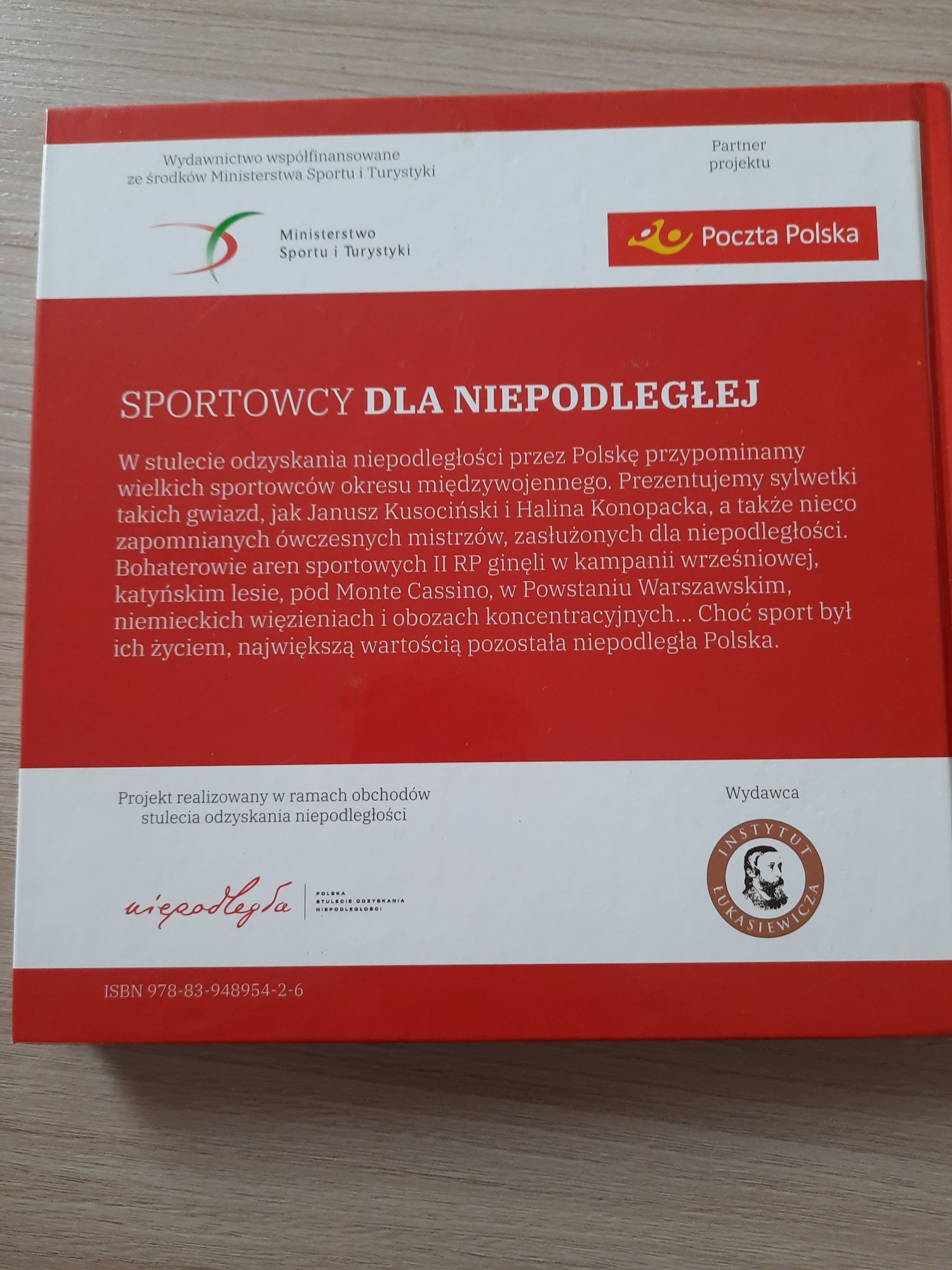 Książka "Sportowcy dla niepodległej"