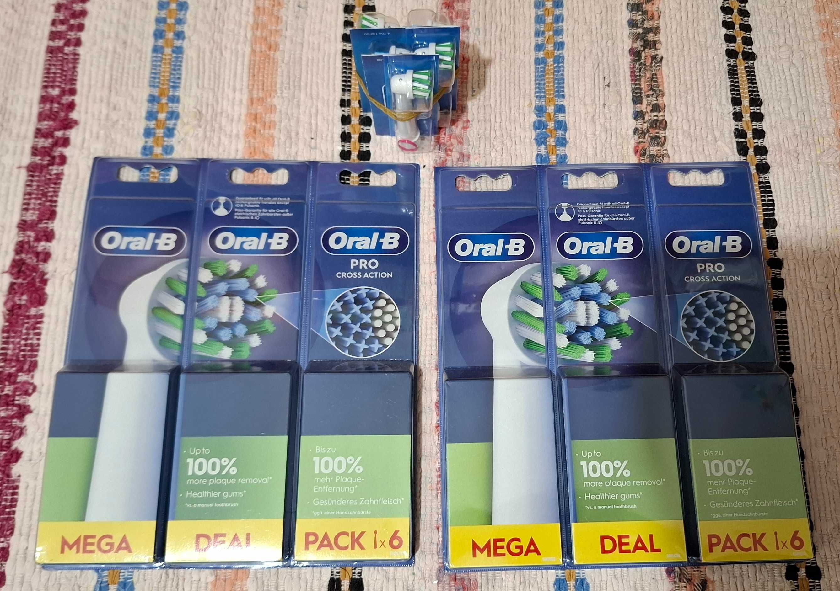 Oral B Pro 1 Pack 2 Escovas Dentes Elétricas completo em caixa + 12 re