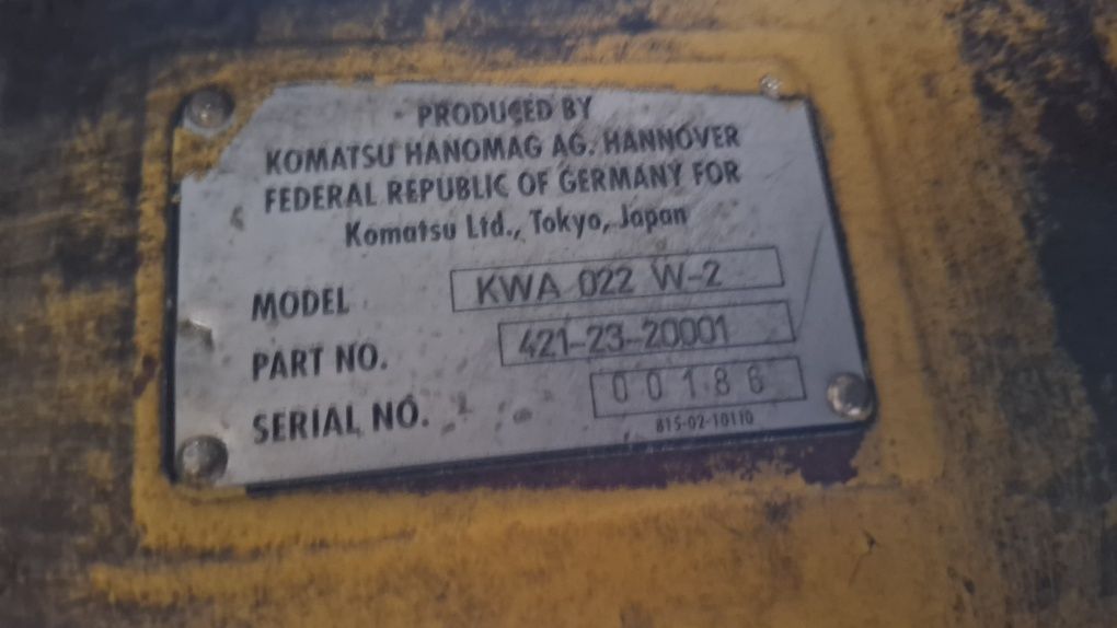 Разборка фронтального погрузчика komatsu wa 470 wa470-3