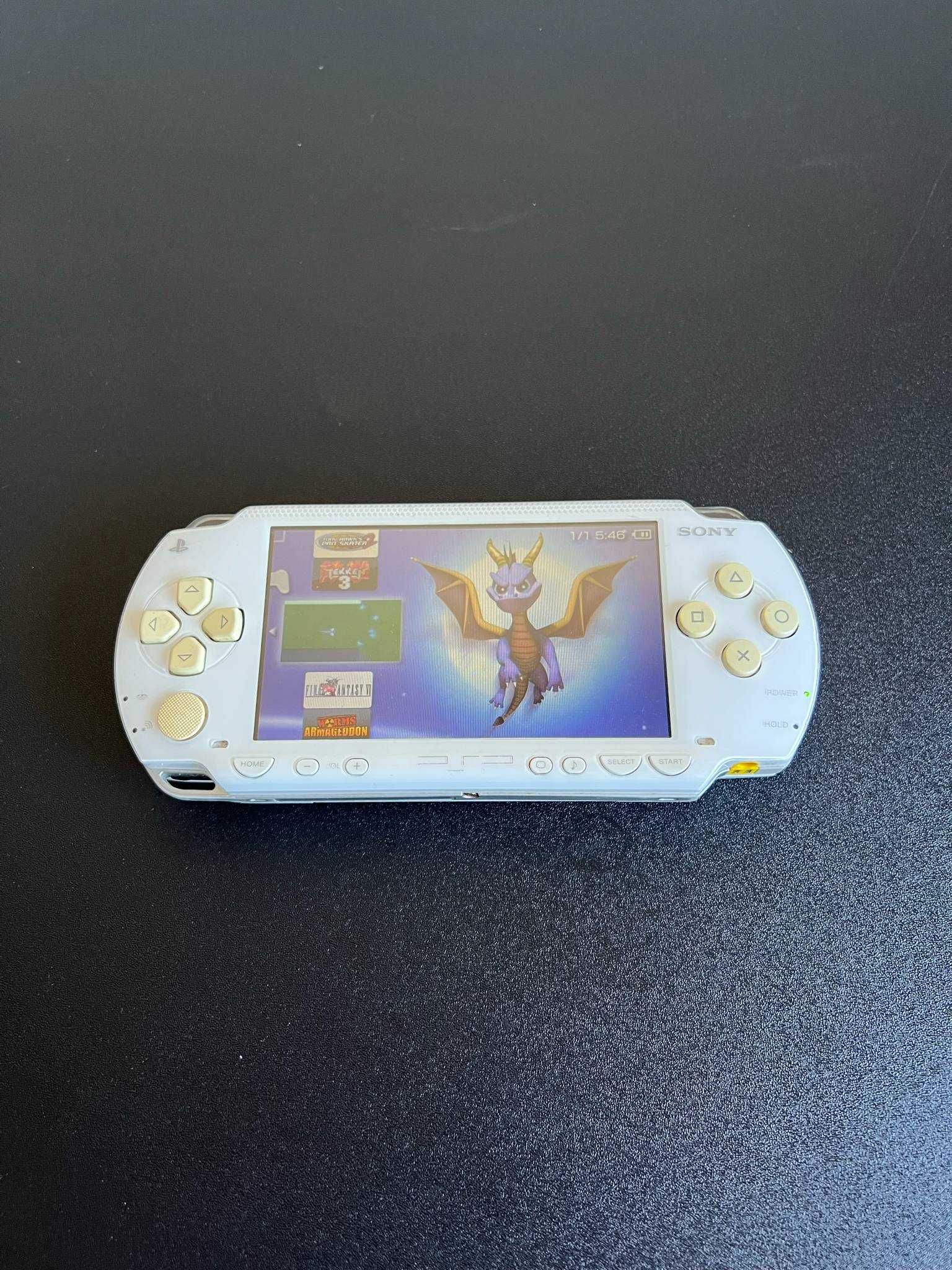 Sony PlayStation Portable 1000 Branco Cerâmico com 50+ Jogos