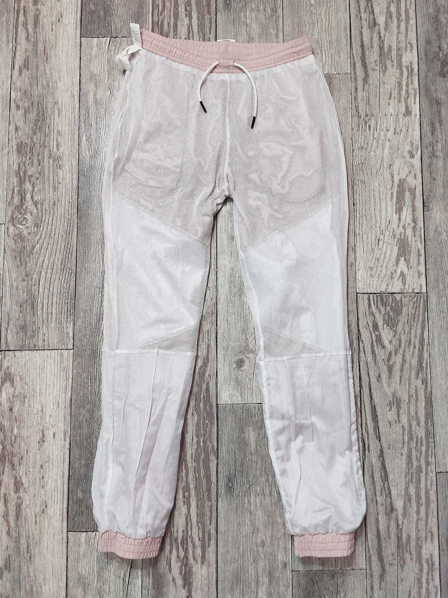Spodnie dresowe Kappa szelesty dresy ortaliony track pants tapered y2k