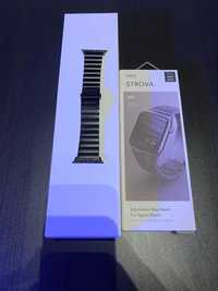 Bransoleta stalowa STROVA Uniq, pasek Apple Watch 44mm i 42mm