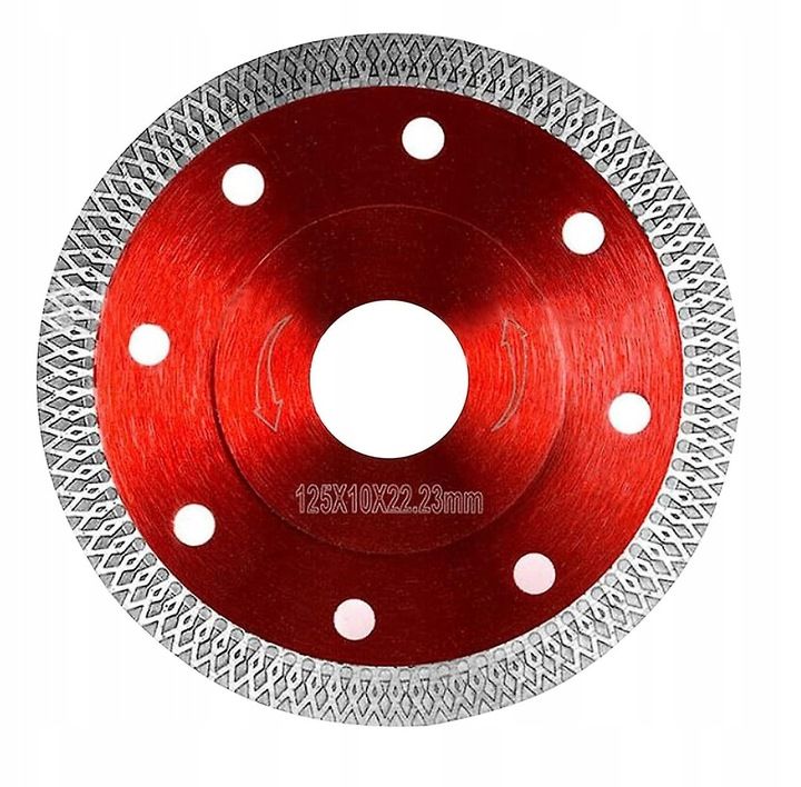 2x Tarcza Diamentowa Do Cięcia Gresu Płytek 125mm Ceramiki Betonu Spie