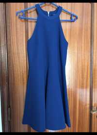 Vestido azul XS zara