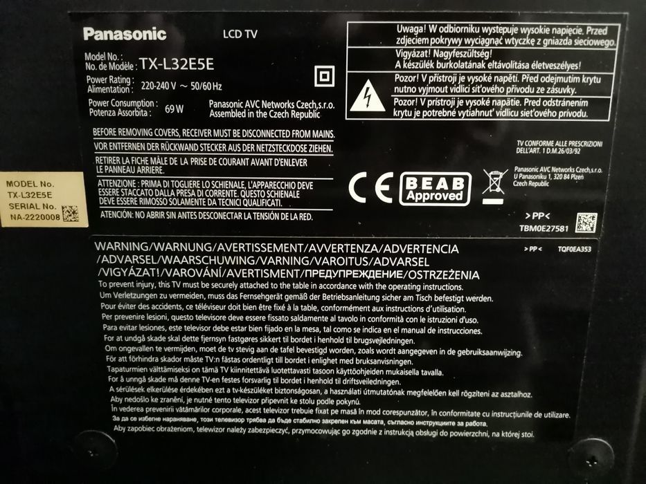 Telewizor Panasonic TX-L32E5E 32 cale