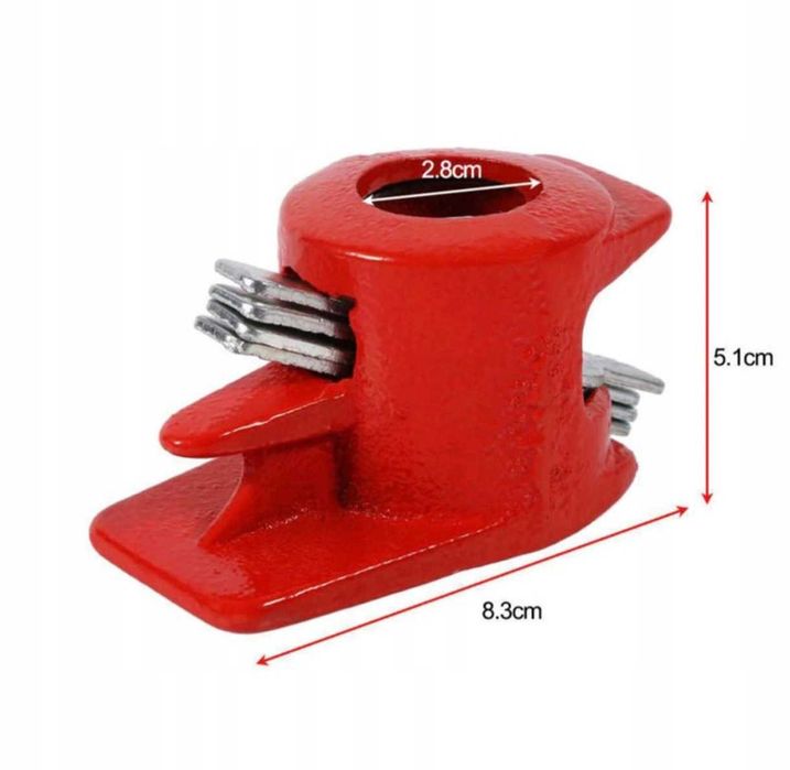 4 Imadła Ściski Rozpieraki Stolar + 8 Nakładek Bezkońcowy na Rurę 3/4