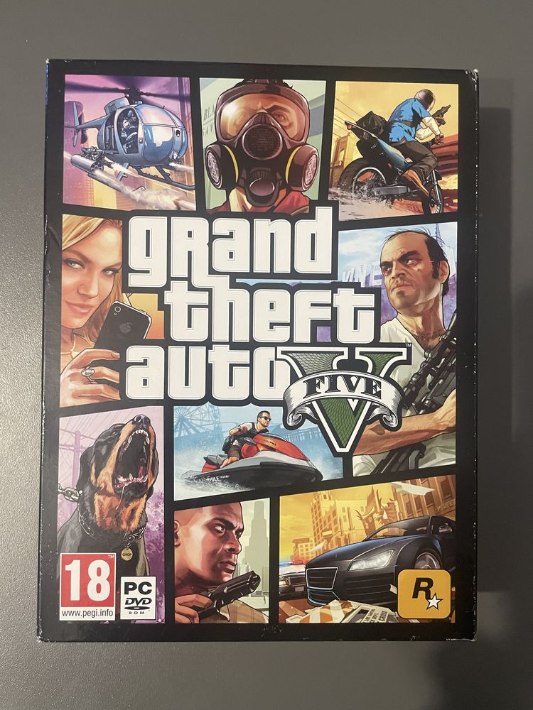 PC GTA 5 V Pudełko Grand Theft Auto