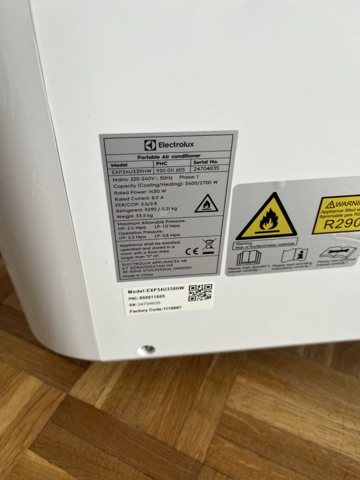 Klimatyzacja elektrolux