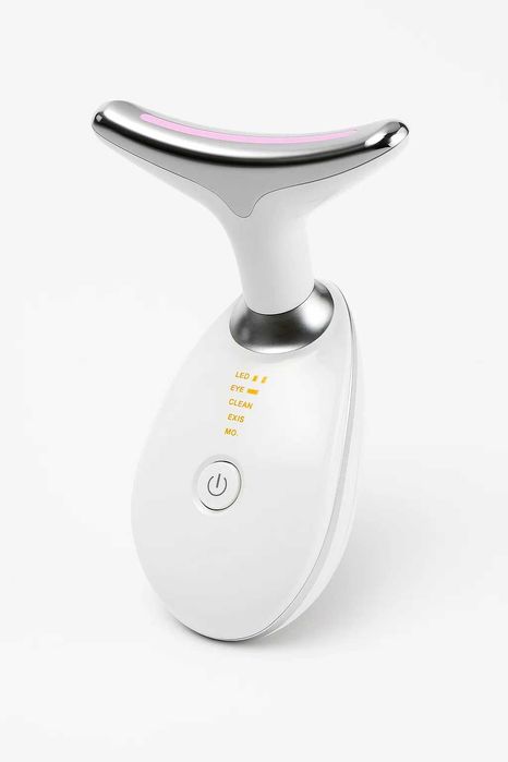 Мікрострумовий масажер для обличчя та шиї ES-1081 з LED та підігрівом