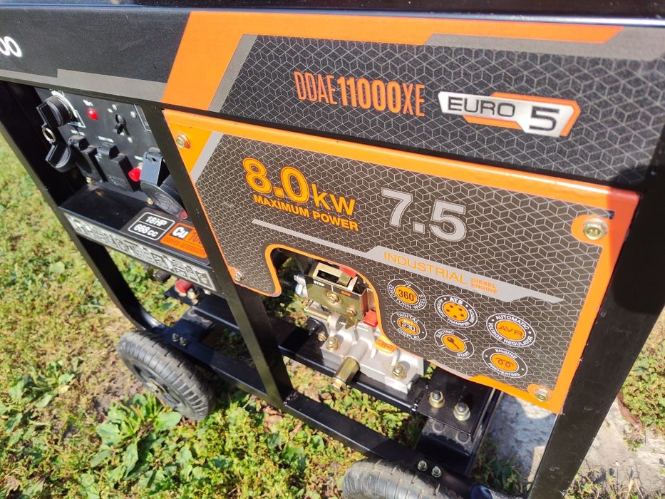Agregat prądotwórczy daewoo 11000xe diesel jednofazowy