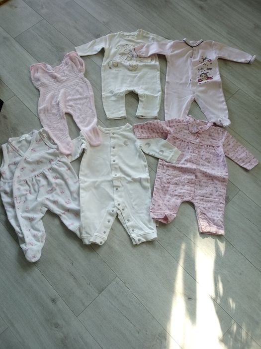 Zestaw spiochy rampersy 62-68