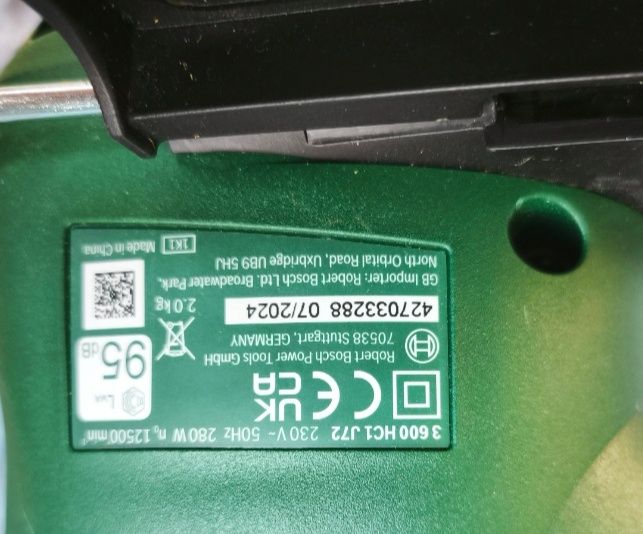 Podkaszarka elektryczna bosch 3600 hc1 j72 kosa żyłkowa