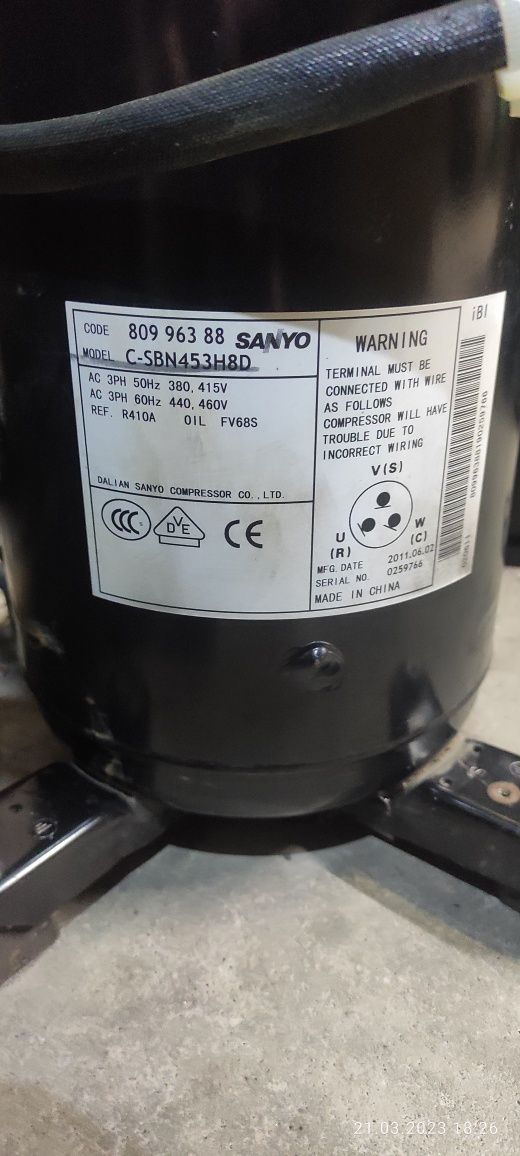 Компрессор  кондиционера SANYO  C-SBN453H8D