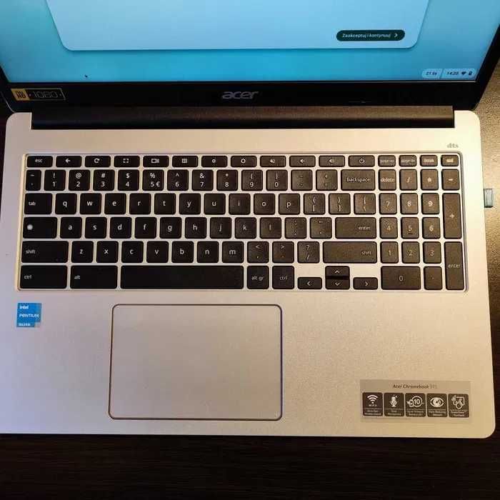 Laptop ACER Chromebook 315 CB315-4H-P1KK 15.6" IPS 8GB RAM 128GB