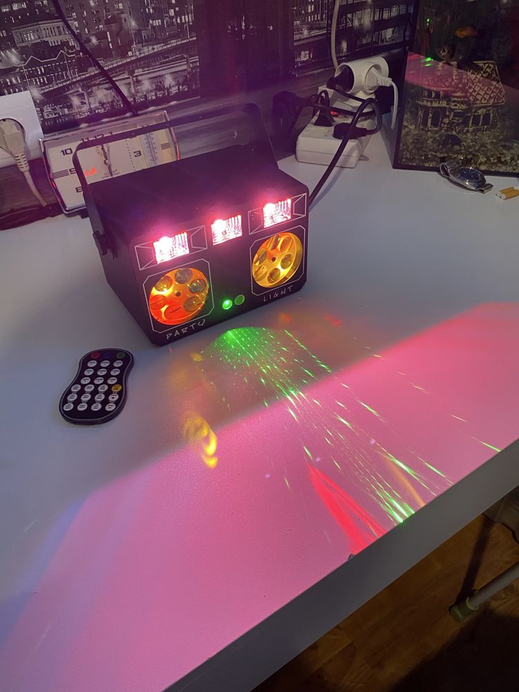 Oświetlenie Dyskotekowe 3in3 gobo nowe