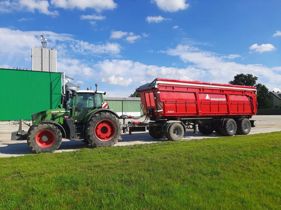 Annaburger TS 30.14  boczny wywrot,siodło,zaw. hydrauliczne,buraki, ziemniaki,zboże,