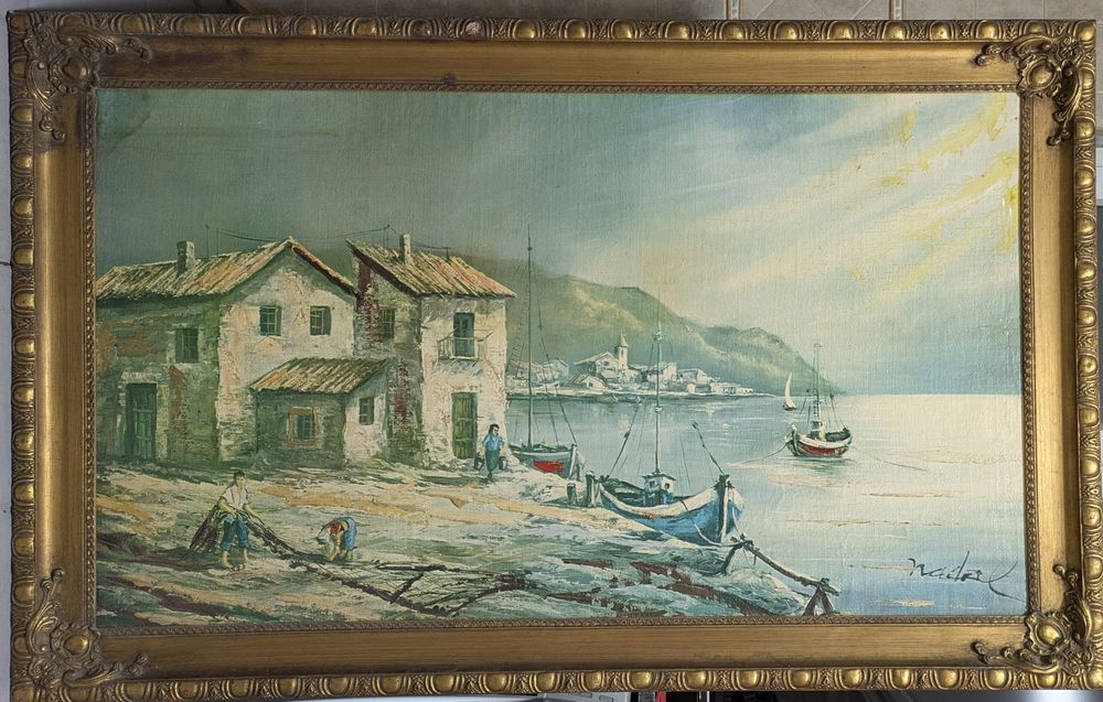 Quadro contemporâneo pintor Carlos Nadal  FARRERAS