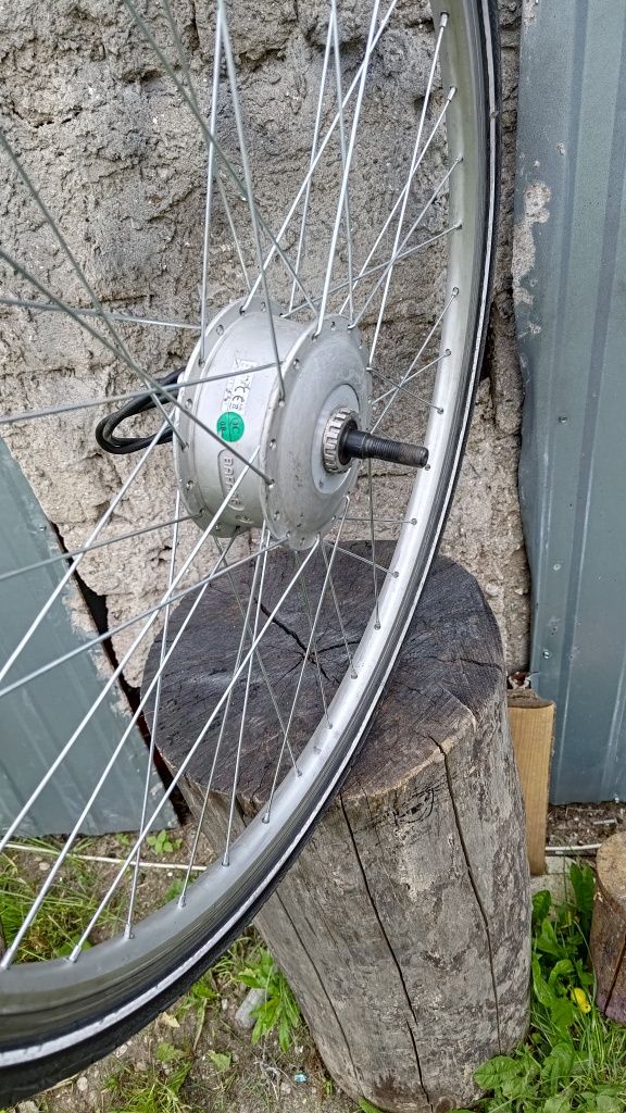 Koło przednie z silnikiem Bafang 36V-48V  sprawne