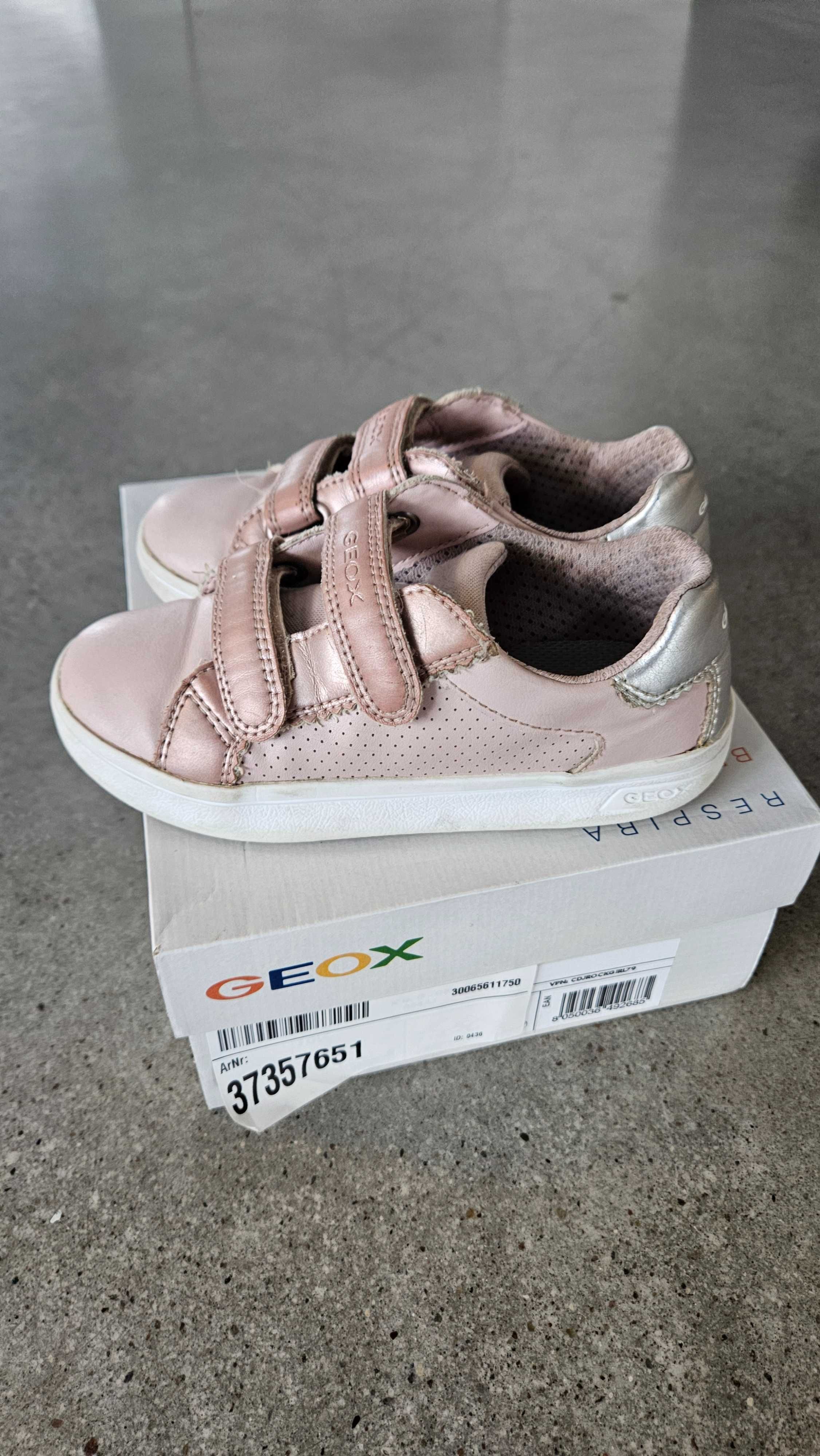 Geox Sneakers Dj Rock Różowe. Rozmiar 28. Na rzepy.
