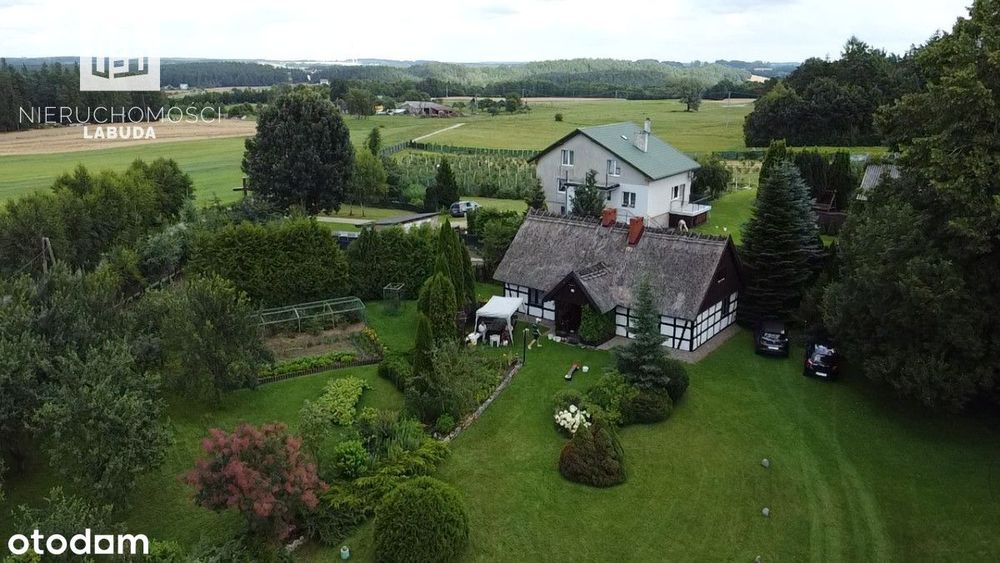 Dom z klimatem w sercu Kaszub, działka 6472 m2