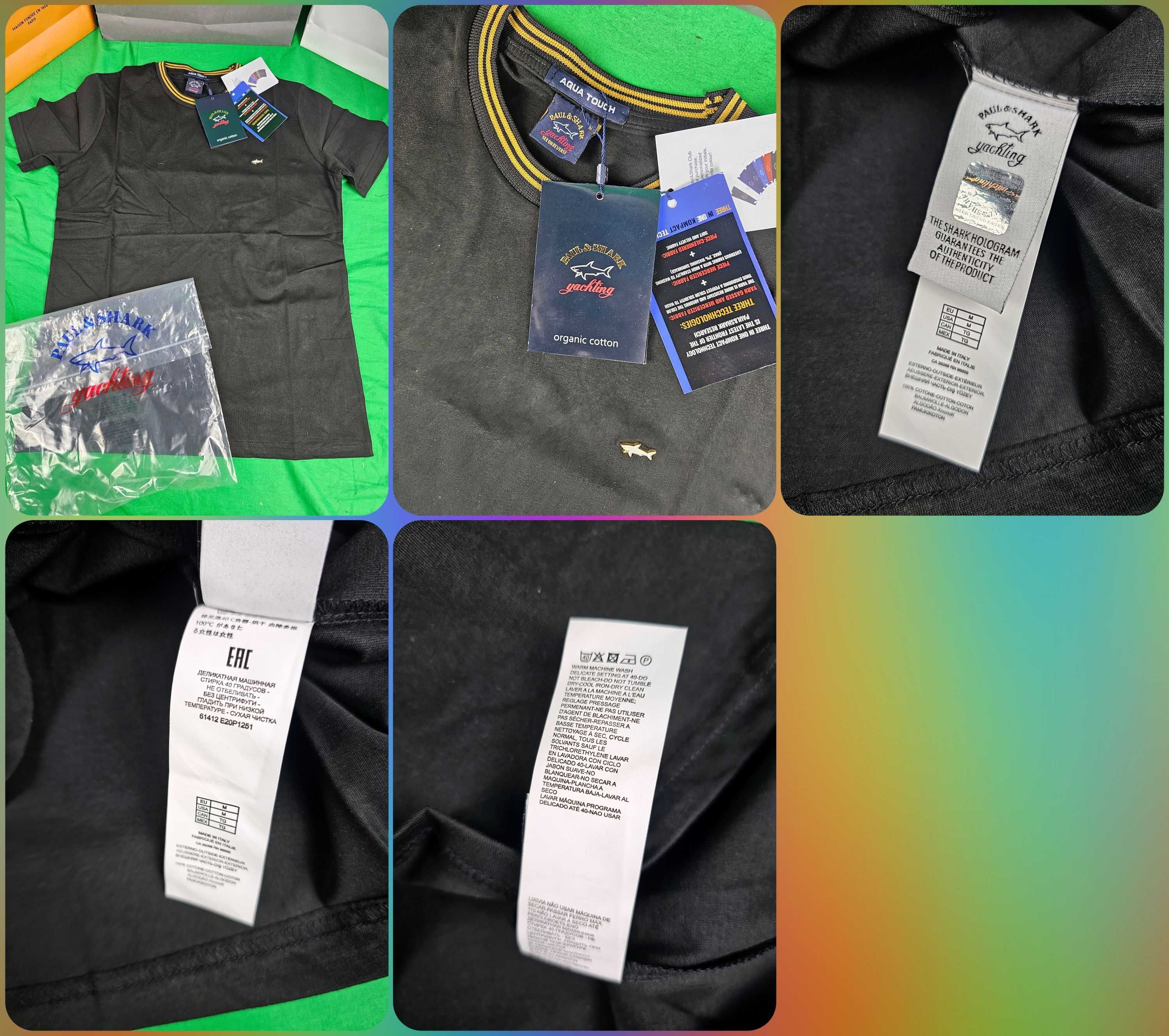Koszulka męska paul shark polo dsq t-shirt nowość