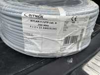 Kabel internetowy lan FTP Bitner kat. 6 F/UTP 100m