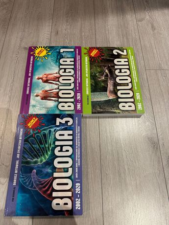 Zbiory maturalne biologia Witowski 3 tomy