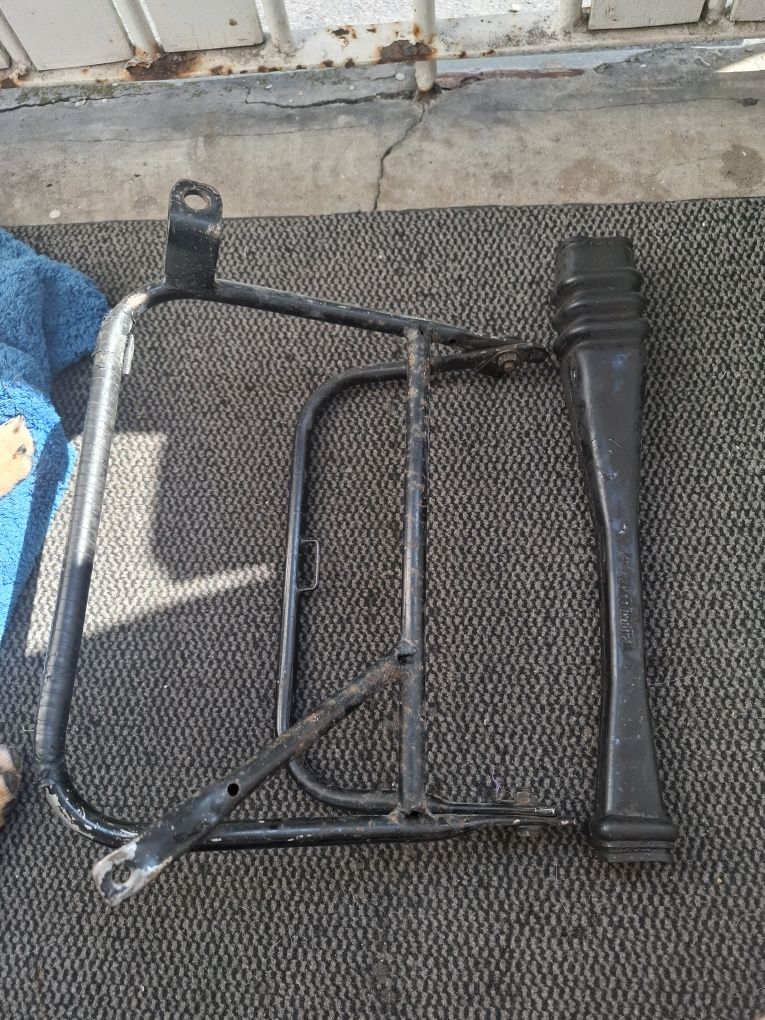 Oryginalny bagażnik simson s51 DDR oryginał + oryginalna osłona łańc.