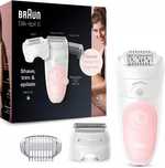 Braun Silk-épil 5 5 - 620 depilator dla kobiet z nakładką do golenia