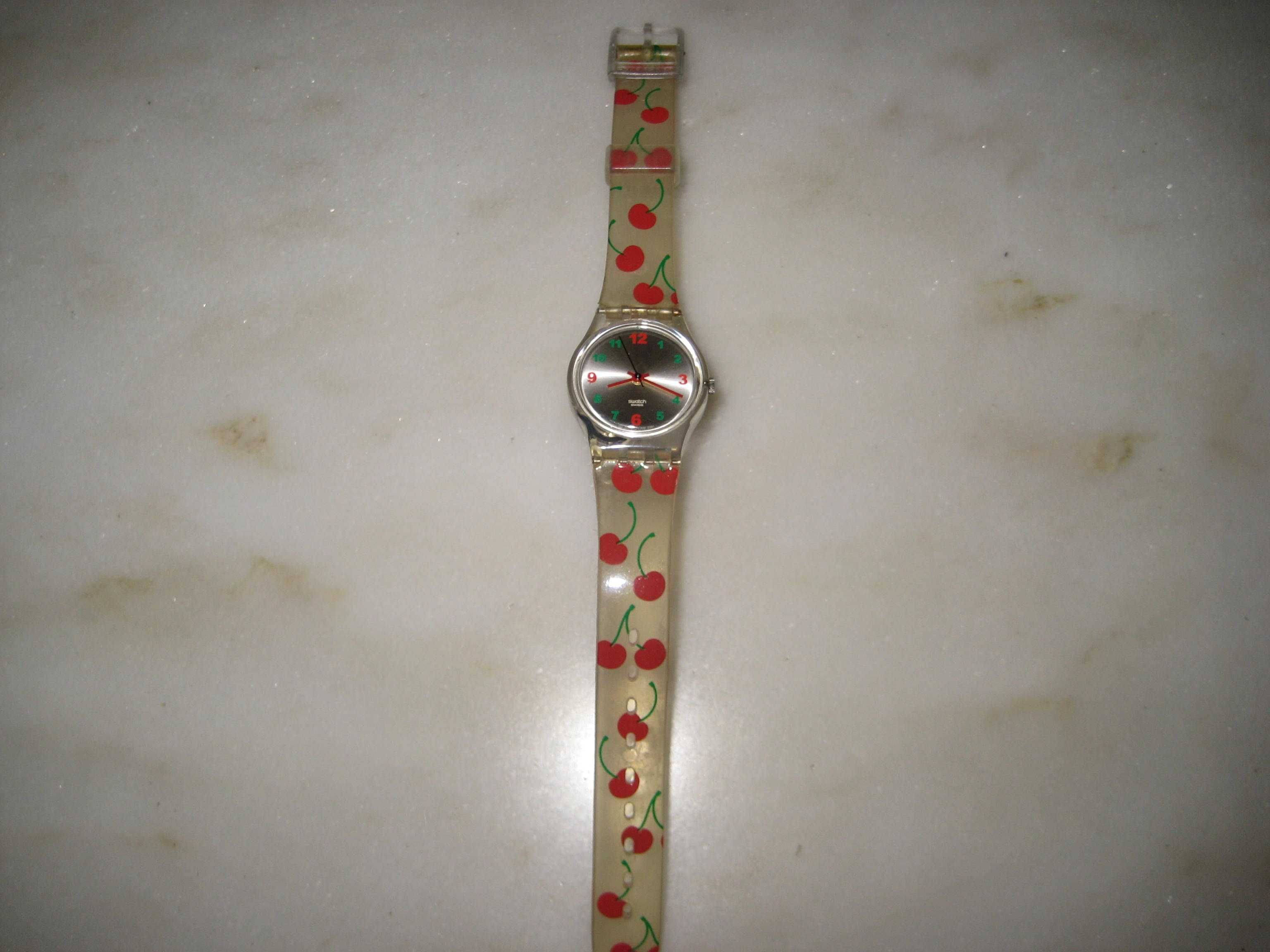 Relógio original SWATCH, Coleção 2002,cerejas(nunca usado)