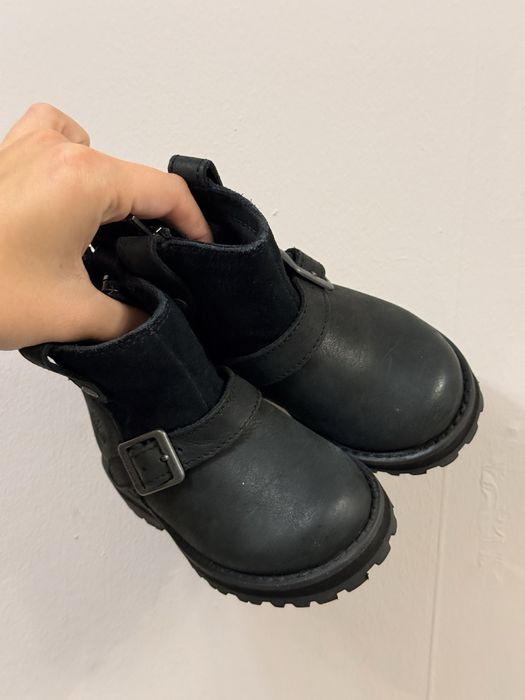 Шкіряні Timberland чоботи демісезонні 22 розмір