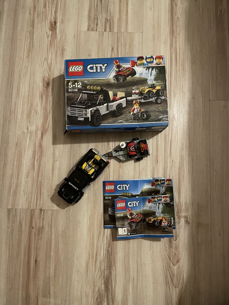 Zestaw LEGO CITY - wyścigowy zespół quadowy 60148