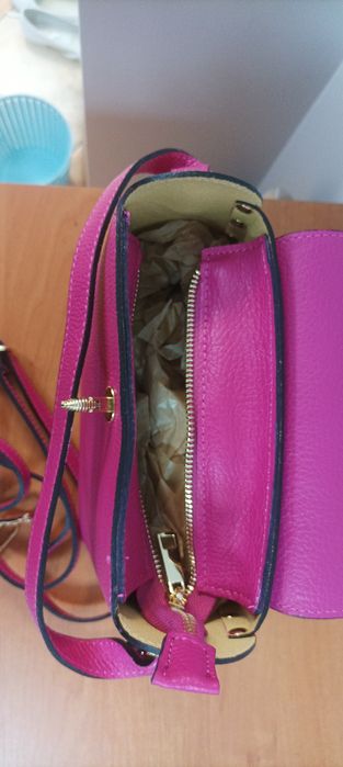 Torebka skórzana pszczółka