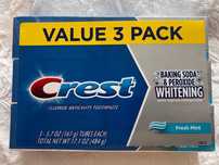 Zestaw 6 sztuk past Crest Whitening Baking Soda & Peroxide