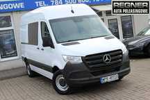 Mercedes-Benz Sprinter  SalonPL FV23% 3.0CDI 190KM 4-osobowy Zabudowa Webasto Hak Gwarancja