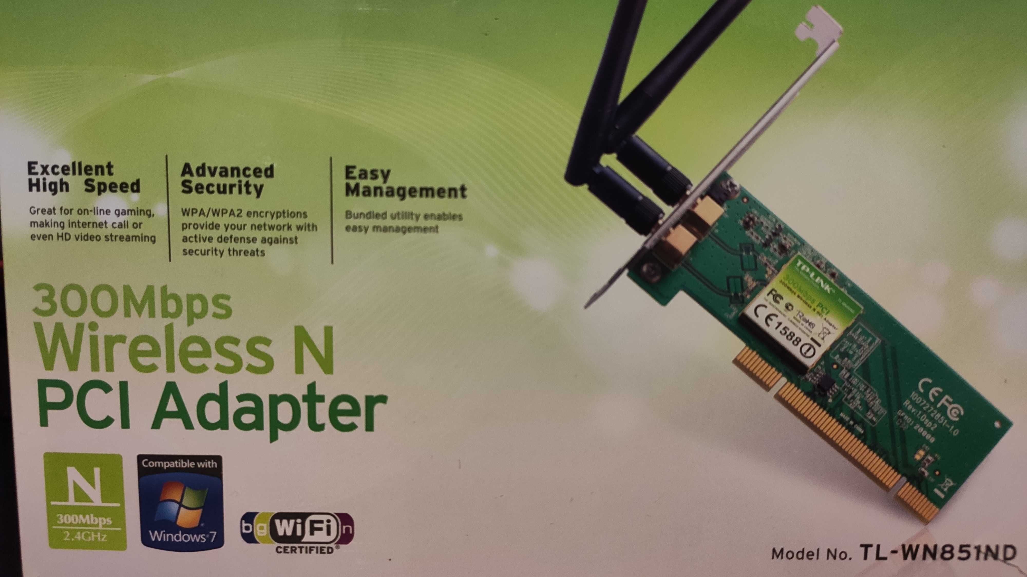 PCI Adaptador Wireless N 300