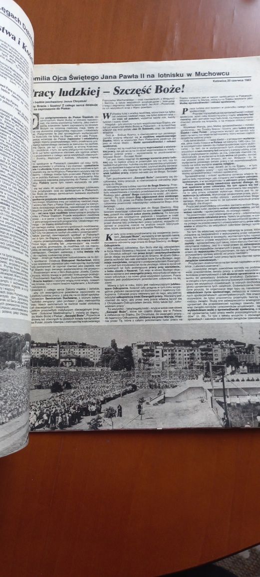 Za i przeciw czasopismo pielgrzymka Jana Pawła II do Polski