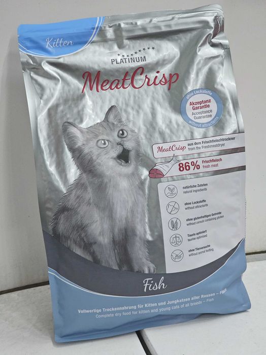 4х Сухий корм для котів Platinum 86% м'яса краще за Royal Canin котов