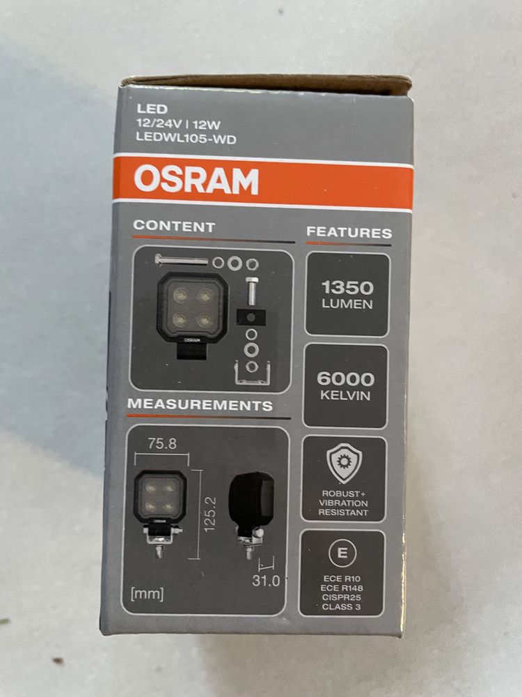 Lampa Osram LEDriving Cube WL VX80-WD