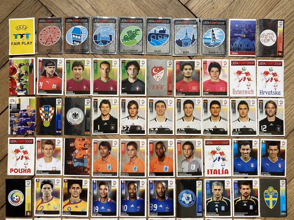 Картки/Наклейки Євро/Euro 2008/World 06/Champions 09/UEFA/FIFA/Panini