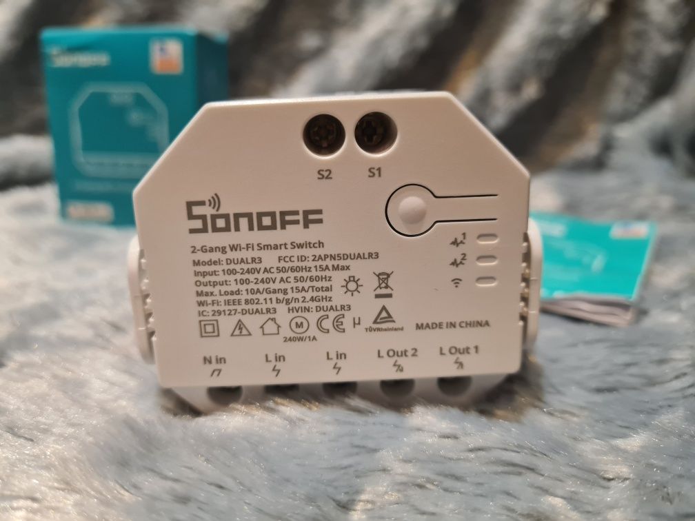 Sonoff 2- Gang Wi-Fi Smart Switch sterownik do rolet 2 kanałowy